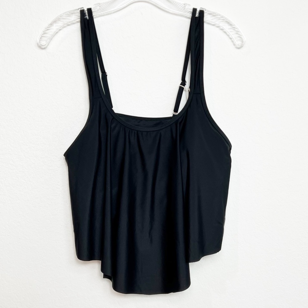 SOUQFONE JUST FOR YOU BLACK SLIM EFFECT TANKINI SWIMMING SIZE XL BRAND NEW